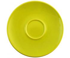H&H 4283160 Piattino X, Tazza Caffe, Cromatico, Verde, Ceramica