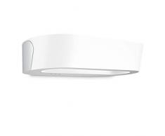 Steinel LN 710 - Lampada da parete per esterni, a LED, 8,6 W, con interruttore crepuscolare, modalitÃ risparmio energetico, luce soffusa