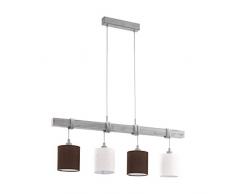 EGLO TOWNSHEND 2 - Lampada a sospensione, in acciaio, 60 W, colore: bianco patina