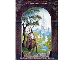 1art1 Il Signore degli Anelli - La Vista sul Isengard da Irvine Peacock Poster Stampa (91 x 61cm)