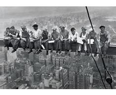 1art1 32010 - Poster New York, Pranzo in Cima a Un grattacielo, 1932, 91 x 61 cm