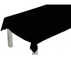 Comptoir du Linge lpr06003 Tovaglia rettangolare poliestere/cotone nero, 150 x 250 x 0,2 cm
