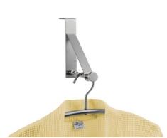 Zeller 13880, Appendiabiti da Porta, Stainless Steel, Argento, 3 x 15 x 15 cm