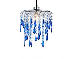 INNOTECK Ocean lampadario da soffitto in acrilico paralume luce blu