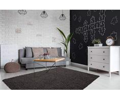 Lalee - Tappeto in 100% polipropilene, 60 x 110 cm, colore: Grafite