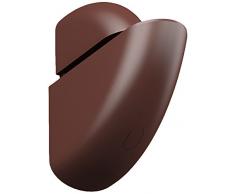 Bolis Italia AA1T009AI2B2 - Set di 2 mensole linea Gondola, in plastica, 11,8 x 9 x 4,2 cm, colore: marrone