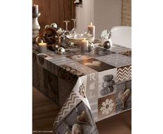 CALITEX S9Â X 5008371b Naturale Tovaglia Poliestere Grigio 350Â x 150Â cm