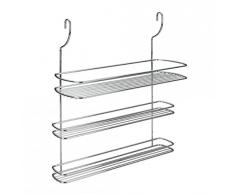 Mensola 3 Piani P/Spezie P/Rotoli Cromata Cm35X13X41