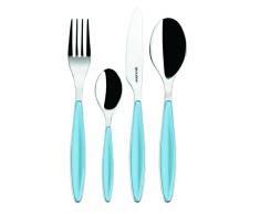 Guzzini Set 24 Posate Feeling, Blu Marino, 15.8 x 7.5 x h25.5 cm