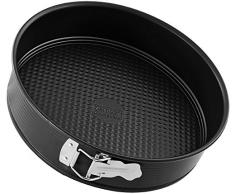 Zenker Pure Teglia con Fondo Staccabile, 28 cm, Acciaio Inox, Nero