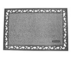 AstroTurf Utopia Mamut Zerbino per Ingresso da Esterno, Gomma e Polietilene, Grigio Chiaro, 90x60x2.5 cm