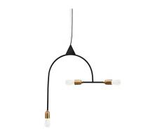 House Doctor, arco per lampada, nero/ottone
