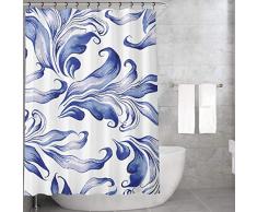 Bonamaison Tende da Doccia, Poliestere, Multicolore, 155x220 cm