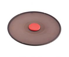 Lagostina Ingenio Induction Coperchio Salvafreschezza, Nero/Trasparente/Rosso, Per Casseruole della Linea Ingenio di Diametro 16 e 20 cm