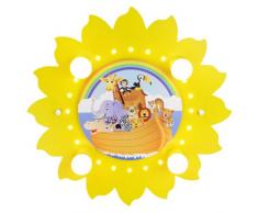 Elobra Deckenleuchte Arche Sonne LED Lampada da soffitto E14, Giallo