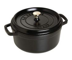 STAUB La Cocotte Casseruola, Ghisa, Nero, 28 cm