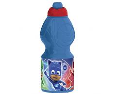 Joy Toy PJ Masks SUPERPIGIAMINI Borraccia, Multicolore, 6.5 x 6.5 x 18 cm