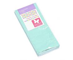 Ipersan Coppia Federe 3 volani verde acqua 52x83