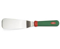 Sanelli Premana Professional Spatola Cucina, Acciaio Inossidabile, Verde/Rosso, 31.0x8.5x6.0 cm