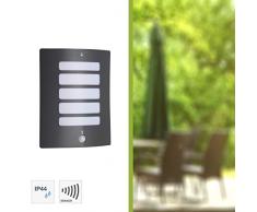 Brilliant, Lampada da parete per esterni con sensore di movimento