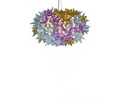 Kartell Bloom S2 Lampada a Sospensione, Confezione da 1 Pezzo, Lavanda, plastica