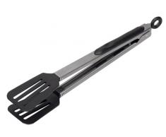 Westmark, Pinza per Cucina, Barbecue, Insalata, in Acciaio Inossidabile, Acciaio Inox, Edelstahl Silber Schwarz, LÃ¤nge: 34 cm
