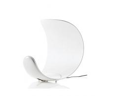 Luceplan Curl D76, Lampada LED da Tavolo, Bianco, plastica