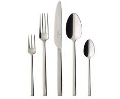 Villeroy & Boch La Classica Servizio Tavola, 70 Pezzi Mestolo, Acciaio - 18 / 10, Argento