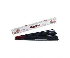 Stamford - Bastoncini di incenso Happiness, Confezione da 20 Pezzi, Colore: Nero