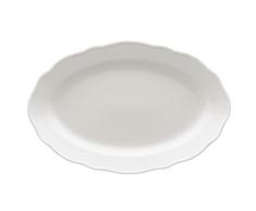 Hutschenreuther 02013-800001-12735 Maria Theresia, Piatto Ovale, 35 cm, Colore: Bianco
