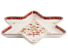 Villeroy & Boch Winter Bakery Delight Coppa a Stella Grande, Porcellana, Bianco/Rosso (Motivi Natalizi), Ciotolina