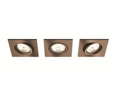Philips myLiving 5039305P0 Interno Recessed lighting spot 4.5W Ottone, Rame faretto di illuminazione