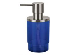Spirella 10.16434 Nyo - Dispenser per sapone in acrilico, in acrilico, blu navy trasparente
