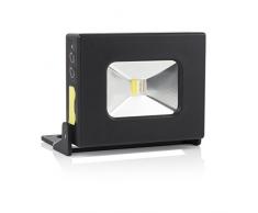 Smartwares FCL-76001 Lampada LED Portatile Ricaricabile, Nero