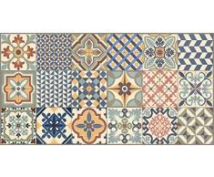 Vilber Toledo DU 01 52X100 Tappeto, Vinile, Multicolore, 52x100x0.22 cm