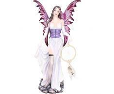 Nemesis Now - Statuetta Dream of Dragon, 21,5 cm, Colore: Bianco