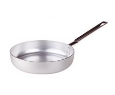 Pentole Agnelli PCMX01124 Padella Alluminio 1 Manico Inox, 24 cm