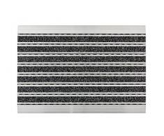 ASTRA 1870015002Â Elegant Rips Antracite in Alluminio Zerbino, 60Â x 40Â x 1Â cm