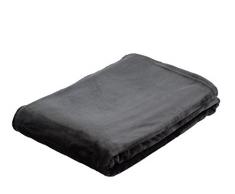 GÃ¶zze Memphis Coperta, Microfiber, Antracite, 180 x 220 cm