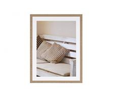Henzo Driftwood Cornice portafoto, Legno, Beige, 60 x 80 x 1.5 cm