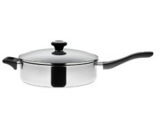 Prestige Meyer 77389 - Padella sautÃ© con coperchio, in acciaio inox, dimensioni: 26 cm