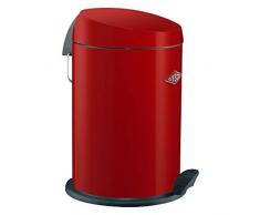 Wesco 121 212-02 Pattumiera a Pedale Capboy Base, Colore: Rosso