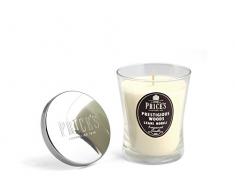 Prince Princes Set 3 Candela Profumata Prestige Woods 9,5 x8 h Made in Italy, White