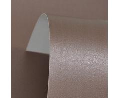 DALTON MANOR - Confezione da 10 Fogli di Carta perlata, Formato A4, 300 g/mq, su Un Lato, Alta qualitÃ , 31 Colori a Scelta