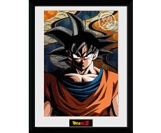 GB eye PFC1974 Poster Incorniciato di Dragonball Z - Son Goku, 30 X 40 cm, Multicolore