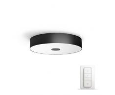 Philips Lighting Dimmer Switch Included Fair Ceiling Light Lampada da Soffitto LED Integrata, 39 W, Nero, 44.4 x 44.4 x 9.80 cm