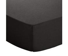 Atmosphère 613217 Lenzuolo con angoli 140 x 190 cm ATMO nero