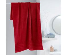 Douceur DIntérieur - 1800492, Asciugamano Grande Da Bagno , 90 X 150 Cm , Vitamine , Spugna 450Grs Unita , Rosso