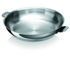 Beka 12328254 Evolution - Padella con Manici Laterali a Fondo Piatto, 24 cm