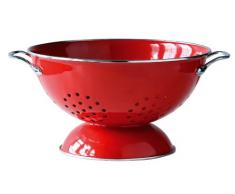 Premier Housewares 0508555 Scolapasta, Rosso